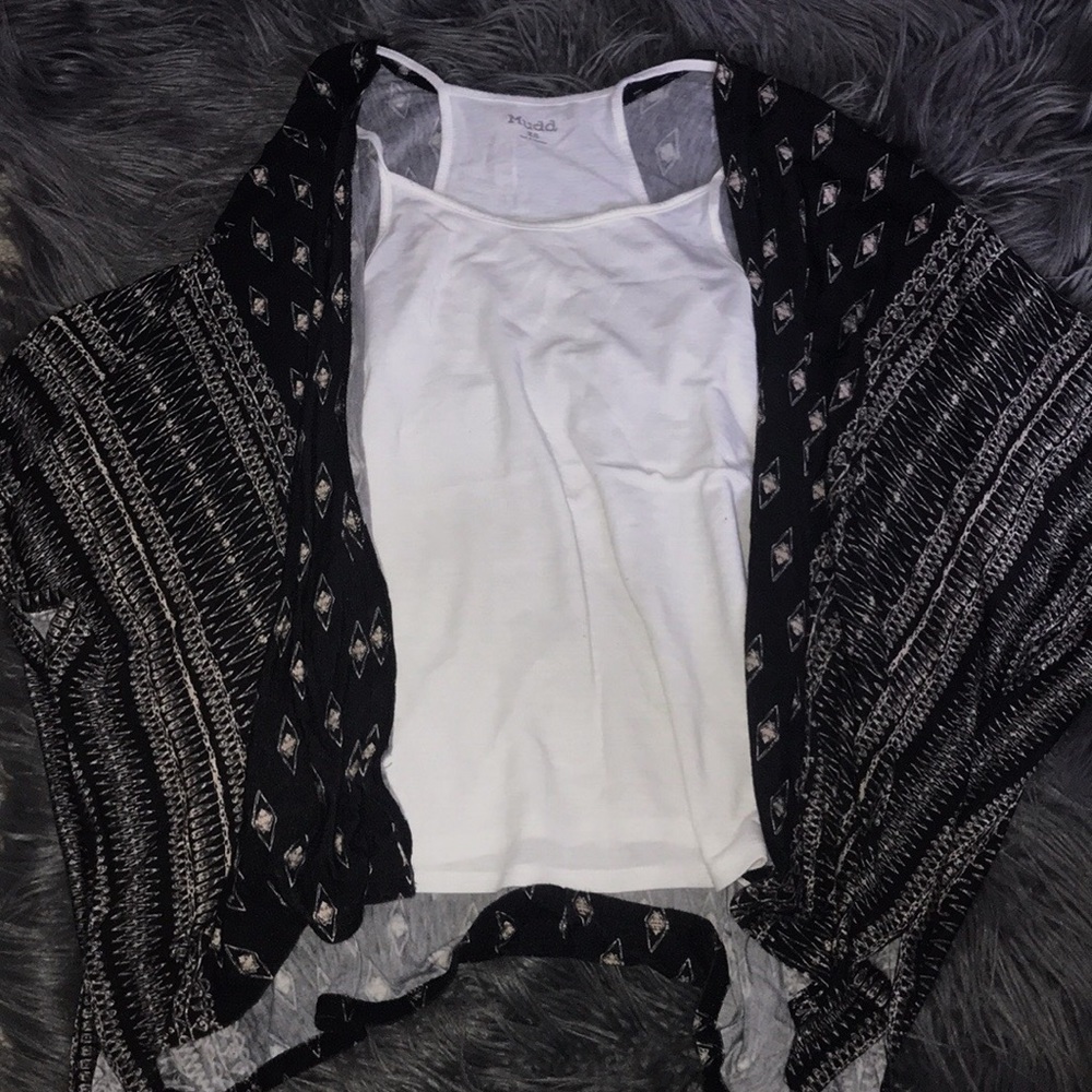 cardigan and tank set